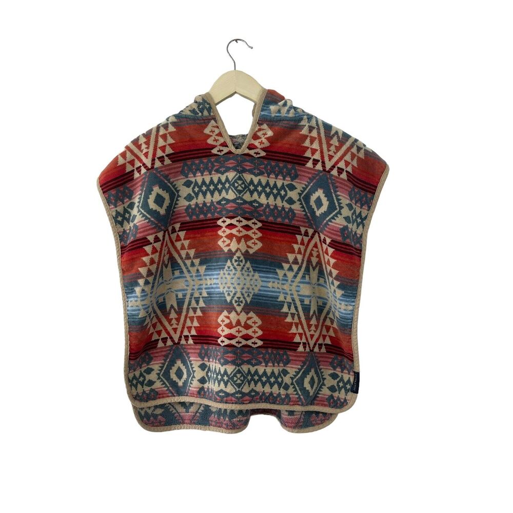 Pendleton Canyonlands Kids’ Hooded Towel Poncho Pullover Southwest One Size